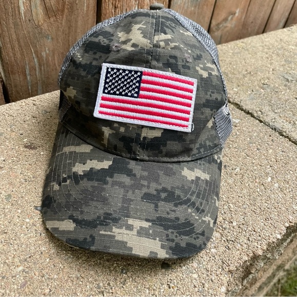 COLORADO ROCKIES MLB Camo Mesh Baseball Cap Flag Patch - Picture 3 of 8